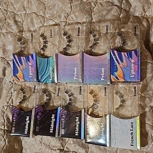 Lilac St Lot of 10 (9-14mm & 1-12mm) Faux Eyelash Clusters